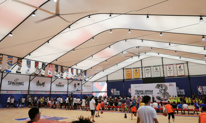 室內籃球館選擇大型工業風扇重要原因