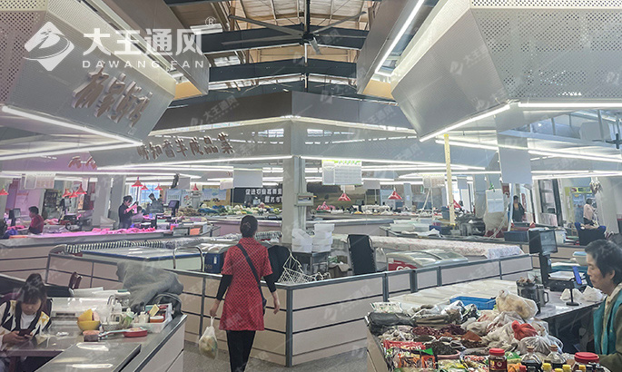 商業場所安裝大型工業吊扇