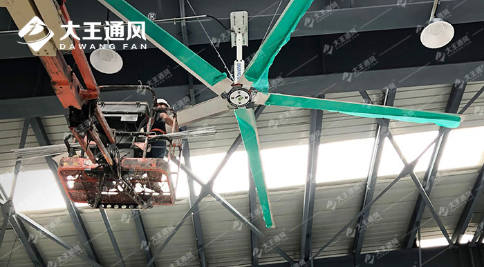 大王通風大風扇入駐武漢地鐵5號線