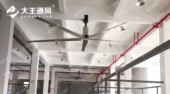 無錫大型機加工車間安裝工業風扇