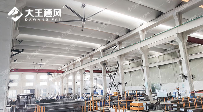 無錫大型機加工車間安裝工業風扇