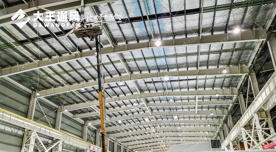 舒適降溫共鑄產能標桿，大王通風賦能運達風電綠色生產